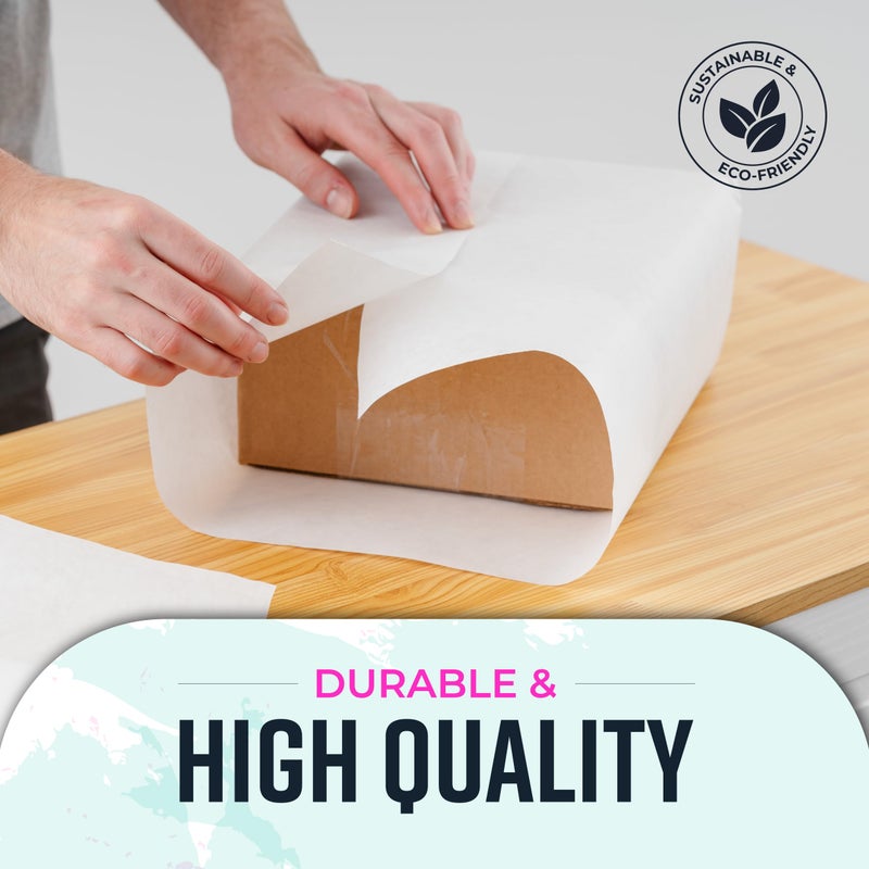 Bryco Goods 18â€x2100â€ (175â€™) White Kraft Paper Roll for Painting, Drawing, Banner, Bulletin Board, Easel Paper, Floor Covering, Packaging, Shipping, Gift Wrapping, Arts & Crafts â€“ Made in USA - Image 5